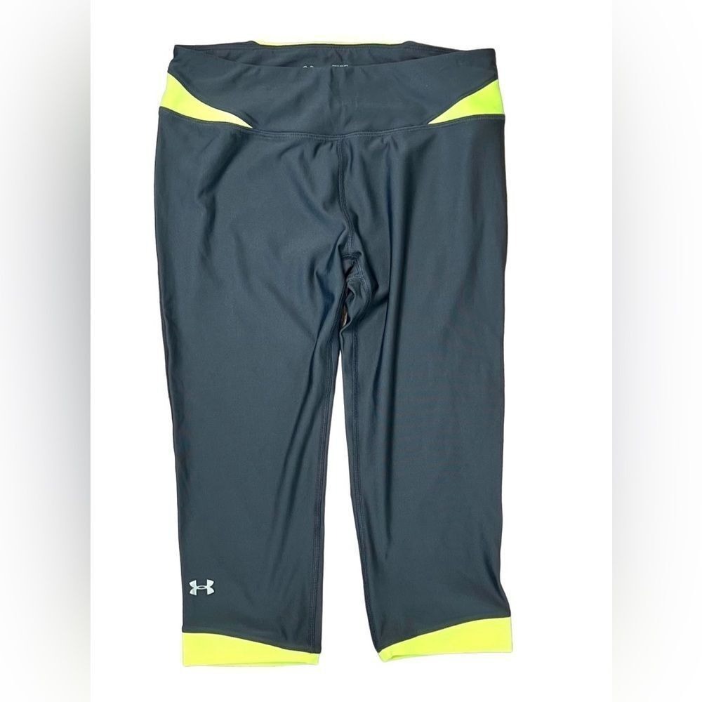 Under Armour Heatgear Sonic All in One Capri Grey Cropping Legging SMALL Sporty